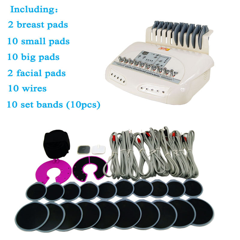 Électrostimulateur EMS en silicone à 4 patchs EM-240, Massages /  Relaxation