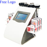 6 in 1 Lipolaser 40K Cavitation Liposuction Vacuum RF Skin rejuvenation Slimming Beauty Machine